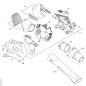 Monture de poignée BA087900600 ORIGINAL STIHL Monture de poignée BA087900600 ORIGINAL STIHL