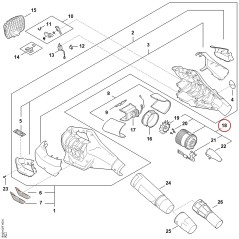 Electric motor BA096000201 ORIGINAL STIHL | NewgardenParts.com