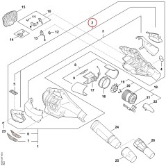 Griffschale BA097900600 ORIGINAL STIHL | NewgardenParts.com