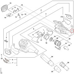 Typenschild BA099671500 ORIGINAL STIHL | NewgardenParts.com
