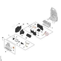 Wiring harness BA114403000 ORIGINAL STIHL | NewgardenParts.com
