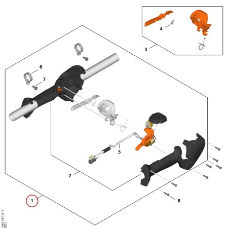 Control handle FA017901306 ORIGINAL STIHL | NewgardenParts.com