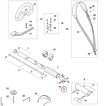 Carrying ring FA017908800 ORIGINAL STIHL | NewgardenParts.com