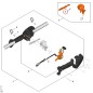 Ressort coudé FA031824500 ORIGINAL STIHL