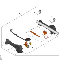 Ressort coudé FA031824504 ORIGINAL STIHL | NewgardenParts.com