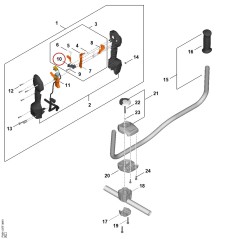 Taster FA034350200 ORIGINAL STIHL | NewgardenParts.com