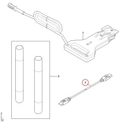 USB 2.0 - Verbindungskabel 2,0 m 59108400503 ORIGINAL STIHL | NewgardenParts.com