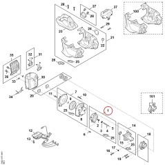 Motor eléctrico FA036000201 ORIGINAL STIHL | NewgardenParts.com