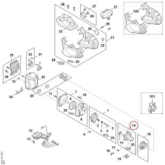 Bride FA036003401 ORIGINAL STIHL | NewgardenParts.com
