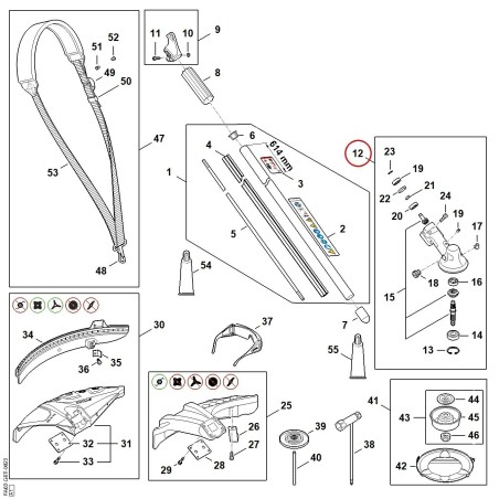 Caja reductora FA036400101 ORIGINAL STIHL | NewgardenParts.com