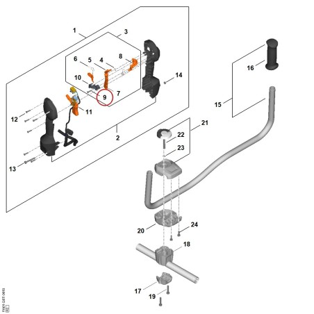 Soporte FA037915410 ORIGINAL STIHL | NewgardenParts.com