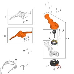 Tuerca FA074058900 ORIGINAL STIHL | NewgardenParts.com