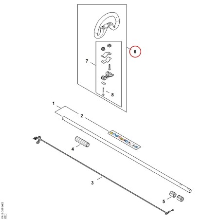 Poignée circulaire FA077903400 ORIGINAL STIHL | NewgardenParts.com