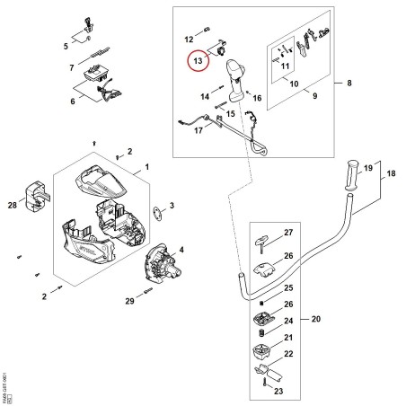 Schalter FA084300510 ORIGINAL STIHL | NewgardenParts.com