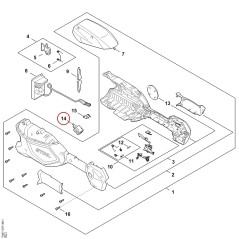 Interruttore FA084300550 ORIGINALE STIHL | NewgardenParts.com