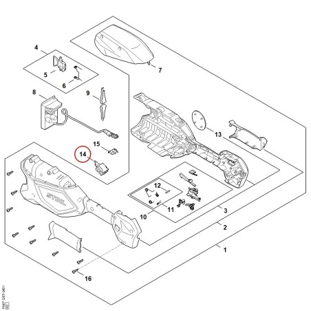 Schalter FA084300550 ORIGINAL STIHL | NewgardenParts.com