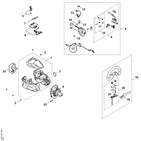 Fascio di cavi FA084403000 ORIGINALE STIHL | NewgardenParts.com