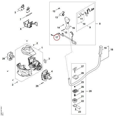 Wiring harness FA084403060 ORIGINAL STIHL | NewgardenParts.com