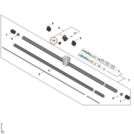 Manopola a stella FA087920100 ORIGINALE STIHL | NewgardenParts.com