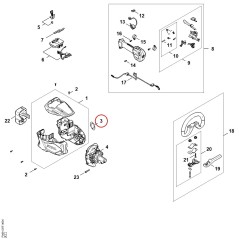 Plaque matricule FSA 80 R FA089671500 ORIGINAL STIHL | NewgardenParts.com