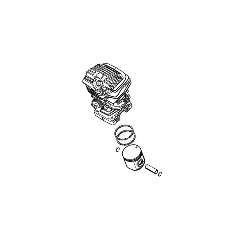 Zylinder- und Kolbendurchmesser 47 mm ORIGINAL STIHL Modelle MS311 11400201206
