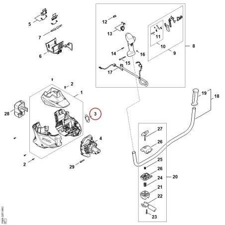 Model plate FSA 120 FA089671560 ORIGINAL STIHL | NewgardenParts.com
