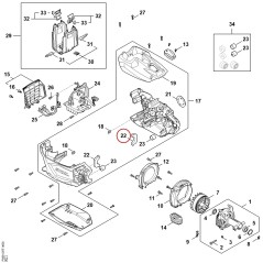 Junta FA096090100 ORIGINAL STIHL | NewgardenParts.com