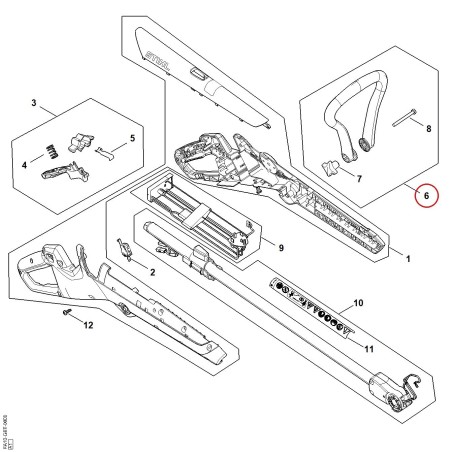 Loop handle FA107901200 ORIGINAL STIHL | NewgardenParts.com