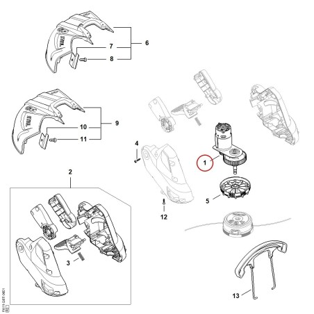 Elettromotore FA116000201 ORIGINALE STIHL | NewgardenParts.com