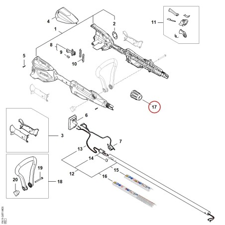 Tuerca de apriete FA117112600 ORIGINAL STIHL | NewgardenParts.com