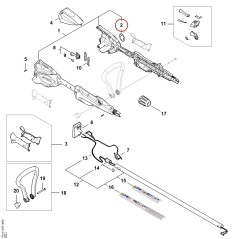 Model plate FSA 50.0 FA119671500 ORIGINAL STIHL | NewgardenParts.com