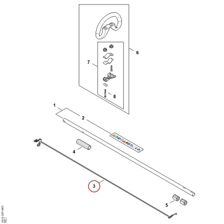 Kabelbaum FA124403001 ORIGINAL STIHL | NewgardenParts.com