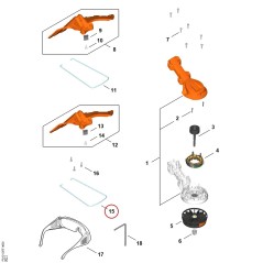 Abstandhalter FA127133401 ORIGINAL STIHL | NewgardenParts.com