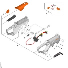 Molla a lamina GA014358900 ORIGINALE STIHL | NewgardenParts.com