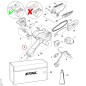 Monture de poignée GA017901122 ORIGINAL STIHL Monture de poignée GA017901122 ORIGINAL STIHL