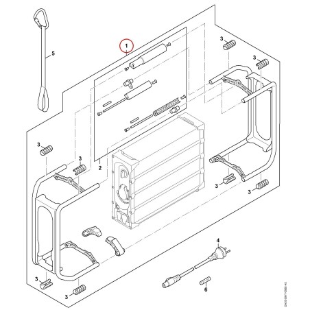 Tragrahmen GA027901800 ORIGINAL STIHL | NewgardenParts.com