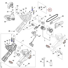 Chain tightener GA046600710 ORIGINAL STIHL | NewgardenParts.com