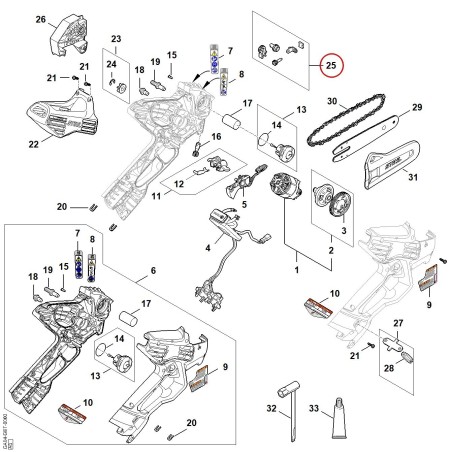 Kettenspanner GA046600710 ORIGINAL STIHL | NewgardenParts.com