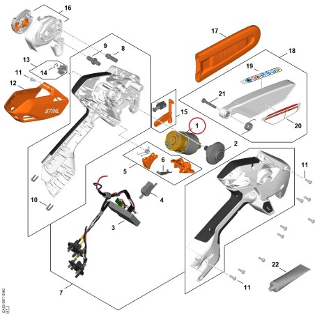 Moteur électrique GA056000201 ORIGINAL STIHL | NewgardenParts.com