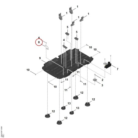 Sujetacables GB074355900 ORIGINAL STIHL | NewgardenParts.com