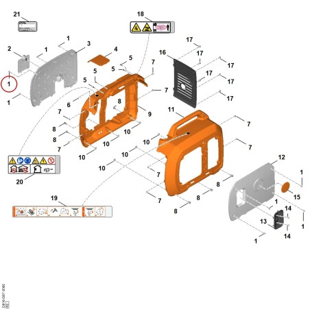 Screw GB109513500 ORIGINAL STIHL | NewgardenParts.com
