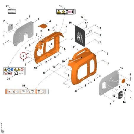 Vis GB109513502 ORIGINAL STIHL | NewgardenParts.com