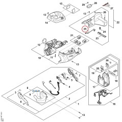 Schalter HA024300502 ORIGINAL STIHL | NewgardenParts.com