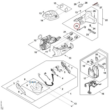 Schalter HA024300502 ORIGINAL STIHL | NewgardenParts.com