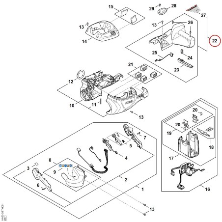 Poignée HA027900310 ORIGINAL STIHL | NewgardenParts.com