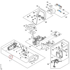 Griffschale HA027900601 ORIGINAL STIHL | NewgardenParts.com