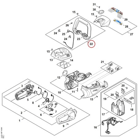 Bügelgriff HA027901200 ORIGINAL STIHL | NewgardenParts.com