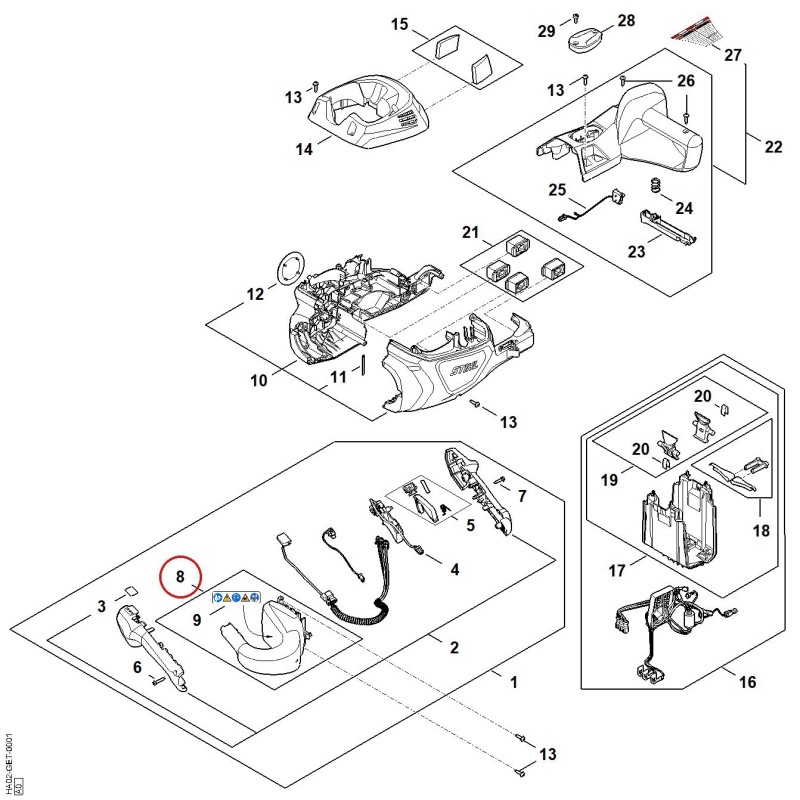 Bracket HA027905400 ORIGINAL STIHL