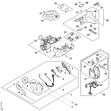 Supports HA027905400 ORIGINAL STIHL | NewgardenParts.com
