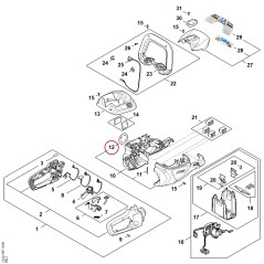 Model plate HSA 140 R HA029671500 ORIGINAL STIHL | NewgardenParts.com
